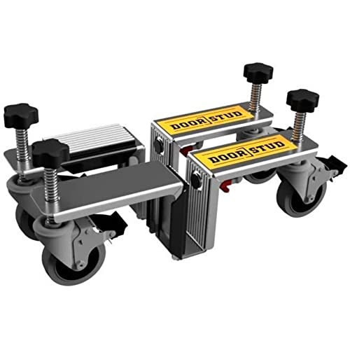 Door Stud Heavy Tool - The Single Person, Hands-free Premium Interior Door Installation Tools for 1-3 4  and 2-1 4  Pre-Hung or Slab Doors - Commercial Use