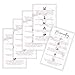 Lashicorn Microneedling Aftercare Cards | 50 Pack | Size 2x3.5” inches Business Card Size | Skin Rejuvenating Microneedling | AntiAging AntiWrinkle Microneedle | Marble Design