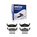 Detroit Axle - 6 Lug Rear Drilled & Slotted Rotors + Ceramic Brake Pads Replacement for Ford F-150 Lincoln Mark LT - 4pc Set