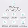 Faircell 180 Facial Deep Cleansing Pads (15Count) - Resurfacing, Moisturizing, Makeup Remover Portable and Large Size