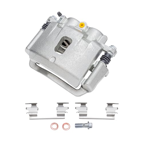 Image of Detroit Axle - Rear Right Brake Caliper for 2003-2020 Chevrolet Express 2500 3500 GMC Savana 2500 3500 Passenger Side Disc Brake Caliper w /Bracket Replacement