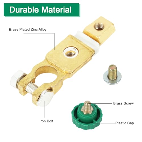 Image of STHIRA Car Battery Cut Off Switch 12-48V Full Copper Insulated Knob RV