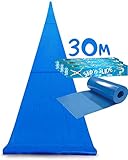 ⚙️ 💪 ROBUST: Diese Matten bestehen aus PVC mit einer Dicke von 0.6mm. Es ist dreimal mehr als die Dicke der anderen Wasserrutschen. Die Matten sind wetterbeständig (Regen, Sonne) und können während mehrerer Jahre benutzt werden, ohne sich zu beschädigen. Sie wurden entwickelt, um Fälle zu vermeiden und Verletzungen zu verhindern, die durch Stöße oder Steine verursacht werden können. Die Matten halten sich fest am Boden durch einen rutschfesten Griff.