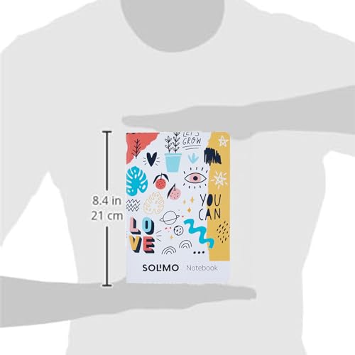 Image of Amazon Brand - Solimo A5 Unruled Notebook | 80 GSM | Easy to Carry | Suitable for Sketching or Doodling, To-do lists & more | Set of 4 | Matte Finish | Floral Design (60 Pages Each)