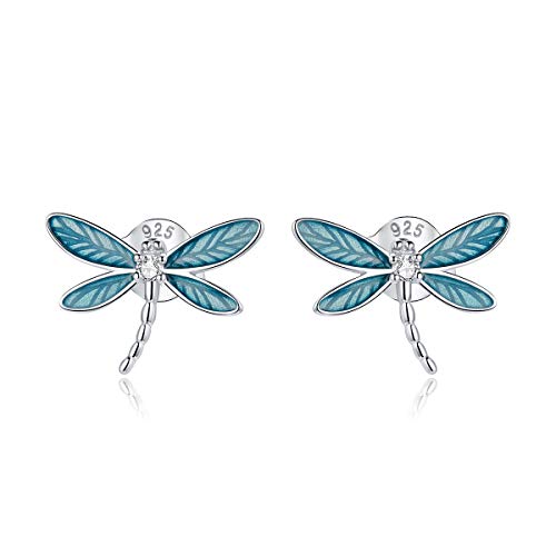 Boucles d'oreilles libellule argent 925 anti-allergie, la solution douceur pour oreilles sensibles