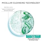 Garnier Micellar Water with Hyaluronic Acid, Facial Cleanser & Makeup Remover, Hydrating and Plumping, For All Skin Types, Vegan, Cruelty Free, 13.5 Fl Oz (400mL), 1 Count - Image 4