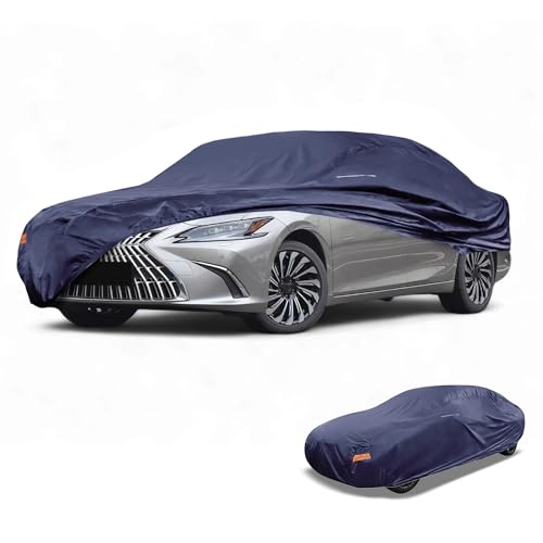 Housse de voiture universelle 190T-Pu bâche auto anti-UV pluie pour berline de taille M