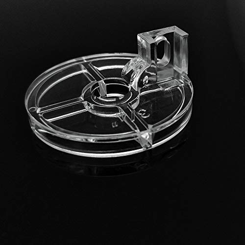 Pie para máquina de coser FQTANJU plástico claro 3/4"