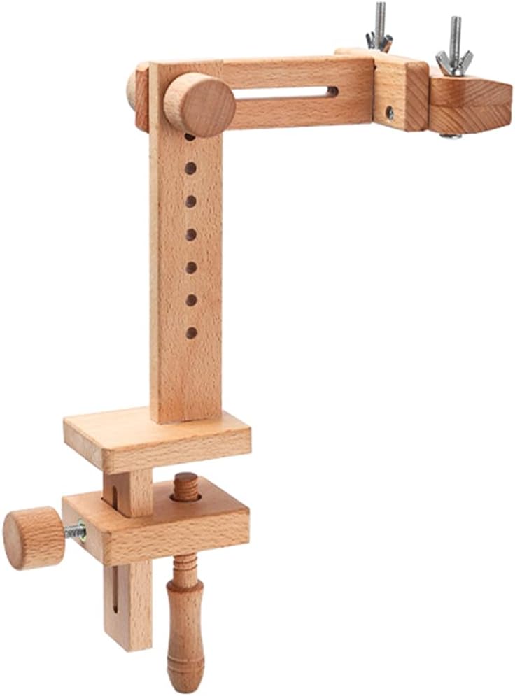 Embroidery Hoop Holder Desktop Stand with Table Clamp for Handwork Sewing