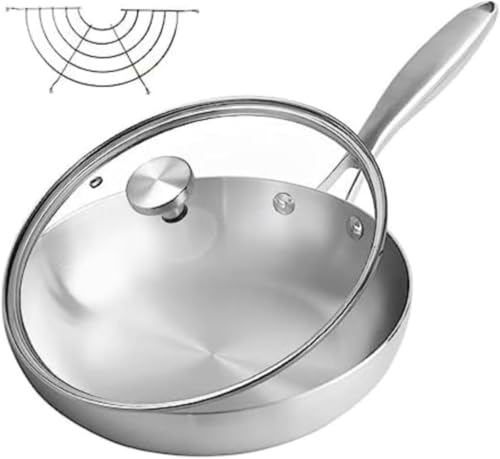 GOTRAFY �X�e�����X�t���C�p�� �ł��t���Ȃ� �t���C�p�� �[�^ �u�ߓ� �g���� �� �K�X�ΑΉ� 3�w�| �S�A�~�t �������ȒP �y�� �����^�ѕ֗� �W�t�� �ƒ�p �Ɩ��p �A�E�g�h�A �L�����v (24cm,�W�t��)