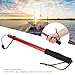 MOPFOL Telescopic Fishing Gaff – Lightweight Aluminum Alloy Pole with Non-Slip EVA Handle & Stainless Steel Hook for Saltwater Boat & Kayak Fishing(Red)