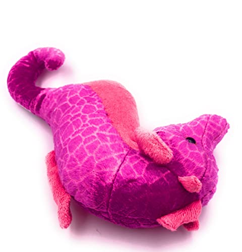 Onwomania Plüschtier Kuscheltier Stoff Tier Seepferdchen pink Hippocampus 23 cm