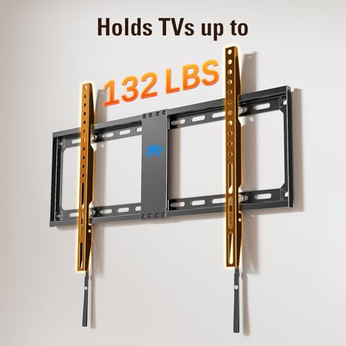 Mounting Dream MD2163-K Tv Mount Fixed For Most 42-84 Inch Flat Screen Tvs, Tv Wall Mount Bracket Up To Vesa 600 X 400Mm And 132 Lbs - Fits 16 Inch/18 Inch/24 Inch Studs - Low Profile And Space Saving Md2163-K thumb #2