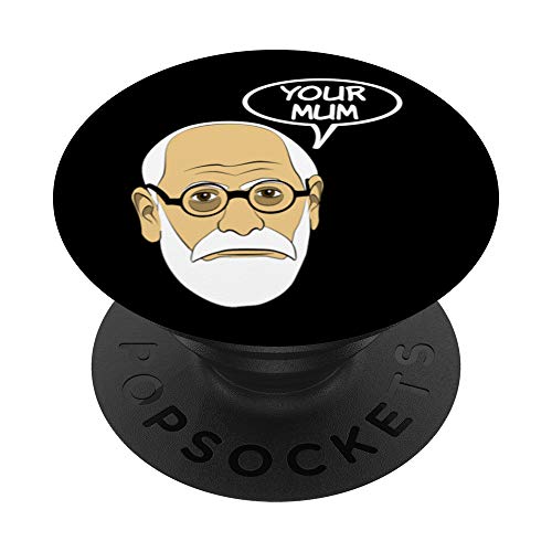 Tu madre divertida psicoanálisis psicología humor geek PopSockets PopGrip Intercambiable