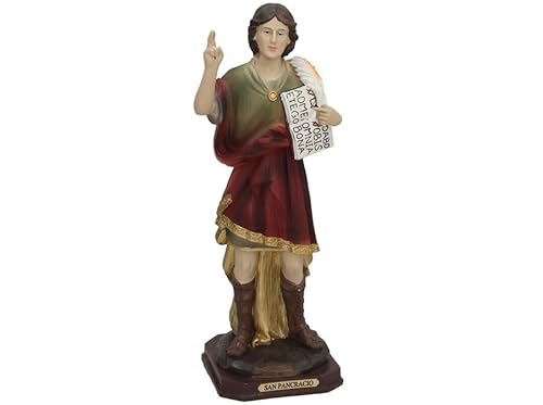 DRW San Pancracio 20 cm Figura de Resina Pintada a Mano