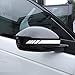 Autodomy Pegatinas Espejo Retrovisor Coche con Diseño de Franjas Rayas Pack de...