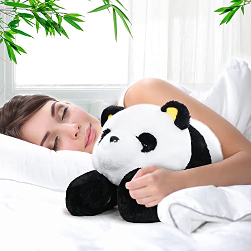 I-Fsk Weighted Stuffed Animals, 23.6" 3.3Lbs Weighted Panda Plush Cute Panda Stuffed Animal Panda Weighted Plush Animals Pillow Toy For Kids &Adults #TOP5
