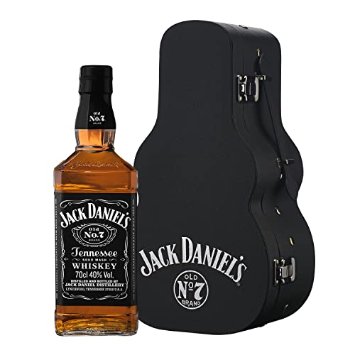 Jack Daniel's Tennessee Whiskey Estuche Guitarra - Jack Daniel's Old N. 7 - 1 Botella de 700 ml