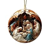 Photo Gallery usefulbeauty ciondolo per presepe per albero di natale, decorazione per presepe di natale, artigianato tradizionale in acrilico, splendidamente intagliato per ringhiere per scale, finestre, pareti Photo Gallery usefulbeauty ciondolo per presepe per albero di natale, decorazione per presepe di natale, artigianato tradizionale in acrilico, splendidamente intagliato per ringhiere per scale, finestre, pareti