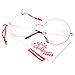 grinderPUNCH XXL Super Oversized Fashion Glasses Round Circle Frame Clear Lens Gold