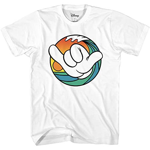 T-shirt Mickey Mouse Disney adulte avec motif hang loose