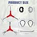 BOXOB 7pcs Bicycle Spoke Wrench Set, Portable Bike Spokes Tool Kit with 2 Spoke Keys, 2 Rubber Grip Wrenches, Tire Lever, Y Hex Wrench & Y Socket Universal Wheel Tension Adjust Bike Repair Tools