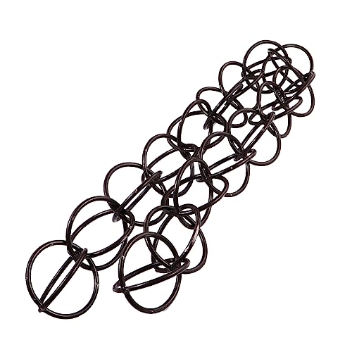 DECOMELODY Catena della Pioggia in Rame da 1 m per Grondaia Villa, Catena Antipioggia Decorativa Resistente alla Corrosione, Drenaggio per Tetti Suono Silenzioso e Connessione Modulare