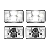 Eagle Lights 4600 Series 4 x 6 (100mm x 165mm) 2A1 Low Beam and 1A1 High Beam LED Headlights - 4 Pack (H4651 H4652 H4656 H4666 H6545)