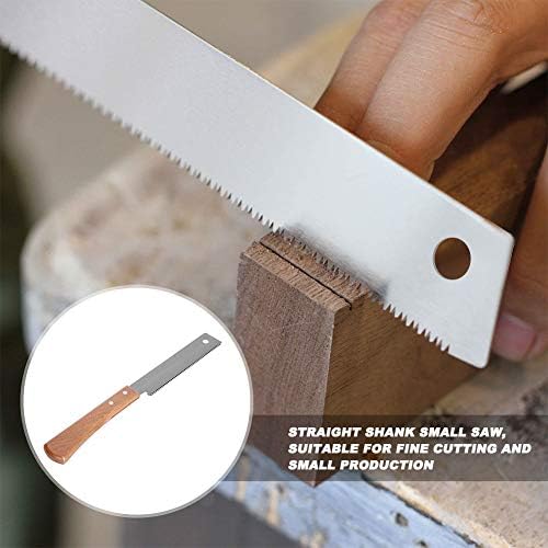 12 Inch Small Hand Saw, Wooden Handle Accurate Household Pull Saw, Flush Cutting Single Edge Woodworking Hand Saw for Garden Pruning, Carpentry, Decoration, Household Carpentry