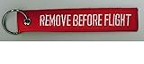  VENDOTUTTONLINE Porte-clés Remove Before Flight – Dimensions 12,5 x 2,5 cm