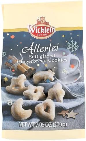 Wicklein Allerlei Soft Glazed Gingerbread Cookie Bag, 7.05 oz