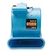 Soleaire Max Storm 1/2 HP Durable Lightweight Air Mover Carpet Dryer Blower Floor Fan for Pro Janitorial Cleaner, Blue, 1 Pack