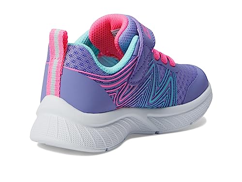 Skechers 303535N Kids Microspec Plus-Swirl Sweet Sneaker, Perwinkle/Multi, 8 Us Unisex Toddler thumb #4