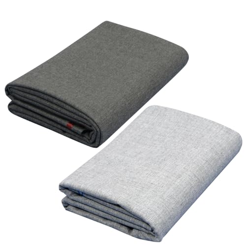 Image of Abhi Fashion Men's Cotton Formal Unstitched Combo Trouser Fabric For Men (Pack Of 2)