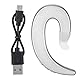 Tiiyee Knochenleitungs Headset, Knochenschall Kopfhörer Bluetooth Sport Ohrhörer Stereo Knochenleitkopfhörer Ohrbügel Kabellose Für Laufen Radfahren Fitnessstudio Running Workout Joggen Gym Silber