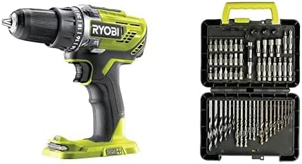 RYOBI - Perceuse-Visseuse 18V ONE+ - 50NM, 500-1800 tr/min, 2 Vit...