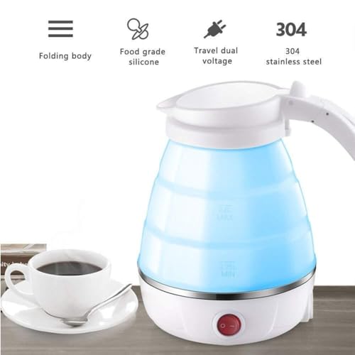 Hervidor eléctrico portátil plegable de silicona miniatura 6