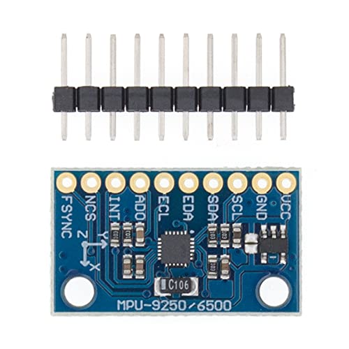Nagoyuki MPU-9250-9250 MóDulo de Sensor de 9 Ejes Comunicaciones I2C/SPI Giroscopio Triaxial + AceleróMetro Triaxial