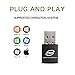 OKN USB WiFi Adapter 300Mbps Plug and Play WiFi Card for PC Desktop/Laptop,Wireless Network Adapter Support Windows 10/8/8.1/7, Nano Size No CD Needed