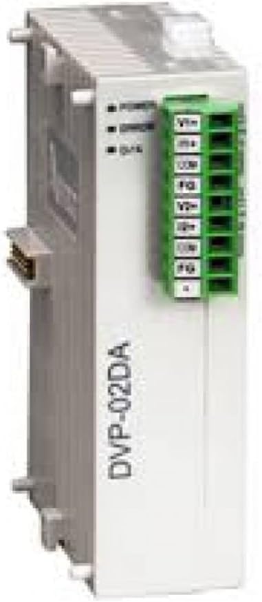 Module PLC DVP02DA-S avec 2 sorties analogiques haute résolution