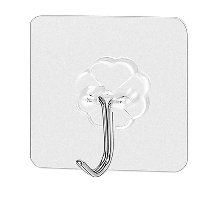 ShopCentre Adhesive Wall Hanging Hooks, No Drilling Required, for Bathroom, Kitchen, Bedroom, Living Room, Dining Room, Hallway, Closet (Hanging Hook, 20) (B0D76K2HNG) Amazon Price History, Amazon Price Tracker