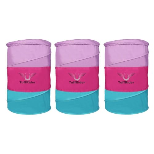 TuffRider Collapsible Barrel Set of 3- Lilac/Hot Pink/Teal