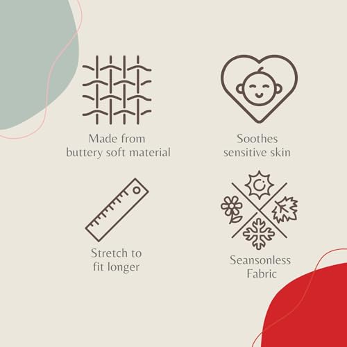 Newborn Baby Girls Knotted Gown Sets Nightgowns Soft Sleeper Gown with Headband Set for Baby -2 Pieces (Blue and Red Christmas, 0-3 Months)3