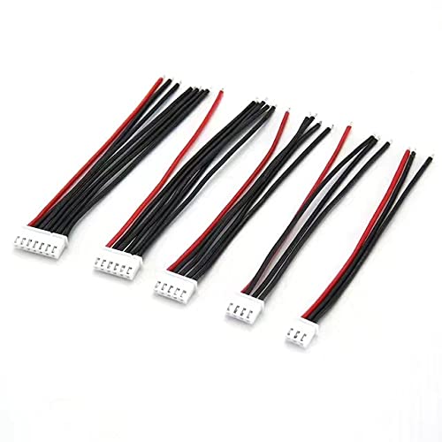 FLY RC 10pcs 2s-6s Balance Ladegerät Silikon Stecker Kabel Draht JST-XH Stecker Adapter RC Batterie (2 stücke jeder)