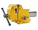 Yost Vises 908-HV All Steel Combination Vise | 8 Inch Jaw Width Pipe and Bench Vise |Secure Grip with Swivel Base | Made of Structural Cast Steel | High Visibility Safety Yellow