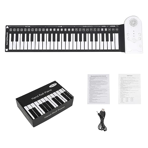 VOCUE – Clavier électronique portable à 49 touches pour piano électronique pliable, clavier en silicone souple, facile à transporter - Les Beatles, Paul McCartney, John Lennon, RIngo Starr, George Harrison VOCUE - Clavier électronique portable à 49 touches pour piano électronique pliable, clavier en silicone souple, facile à transporter – Image 7