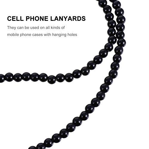 ULTECHNOVO 3 Peças de Contas Talabartes de Pulseira de Telefone de Cristal Talabartes de Pescoço de