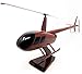 R44 Robinson Raven Helicopter Wood Model