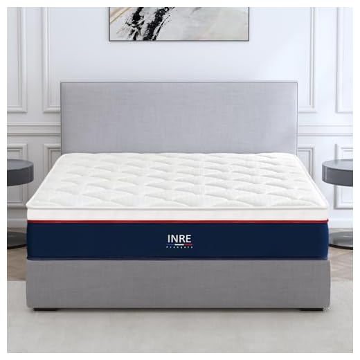 INRE Matelas 140x190 | Épaisseur 30cm | Mousse à Mémoire de Forme | Soutien 7 Zones | Confort Équilibré | Ultra Respirabilité | Hypoallergénique | Réversible à Deux Faces | Certifié Oeko-TEX