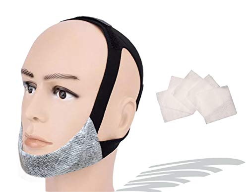 CPAP Chin Strap No Itchy No Odor No Stain, for Small to Medium Size, CPAP Supplies for Sensitive Skin, Non-invasive Anti Snoring Chin Strap wo Irritation, Open Mouth Breathing Prevention Strap